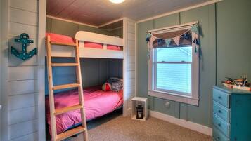 3 bedrooms, desk, WiFi, bed sheets