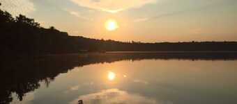 Where eagles soar, the sun sets low, the deer are friendly.