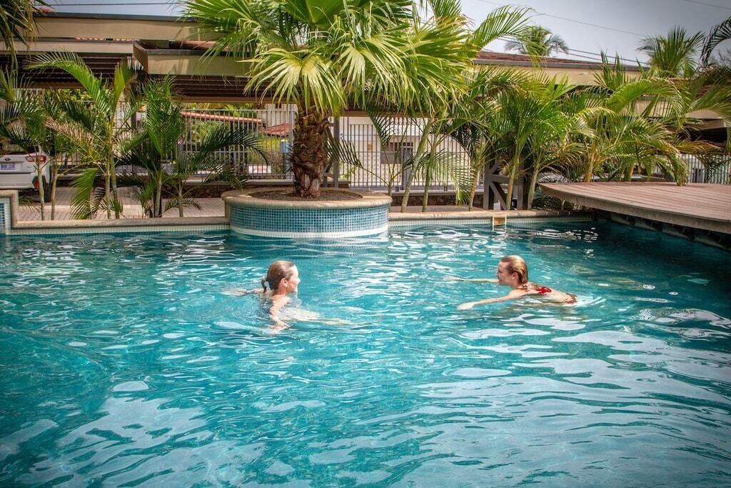 Indoor pool, a heated pool
