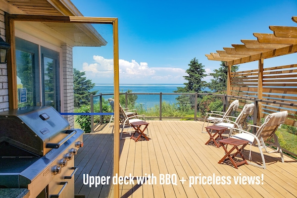 Highlight #6- spacious deck with BBQ