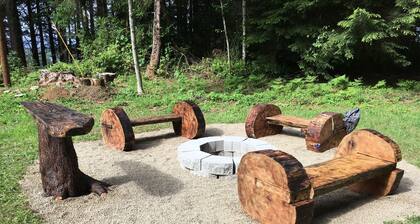 Overlooking Old Town yet In a Secluded Forest Setting