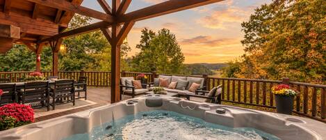 Hottub with view