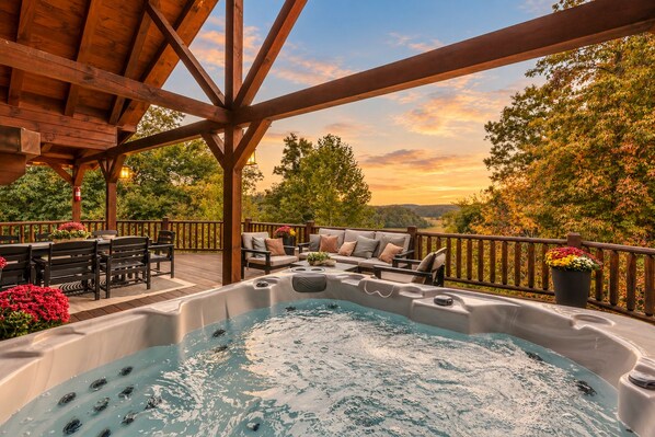 Hottub with view