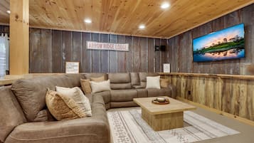 Lower level living area