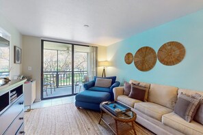 Televisión, reproductor de DVD y libros 