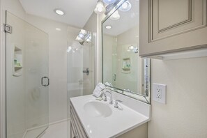 Shower, towels