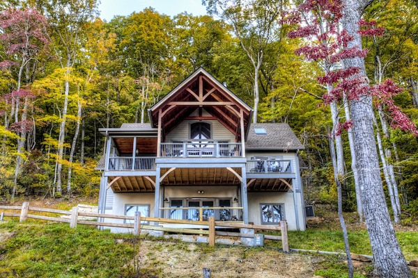 Rustic Timber, surrounded by nature.