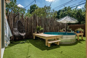 Piscine extérieure, piscine chauffée