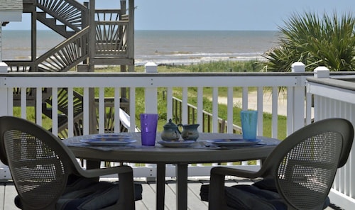 Awesome Beach Views on 3 Sides of Huge Deck