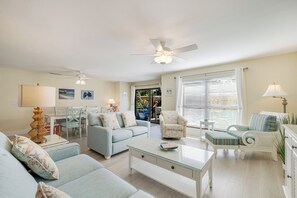 TV - Blind Pass Condos at Bowman's Beach E106 on beautiful Sanibel Island (Sanibel)