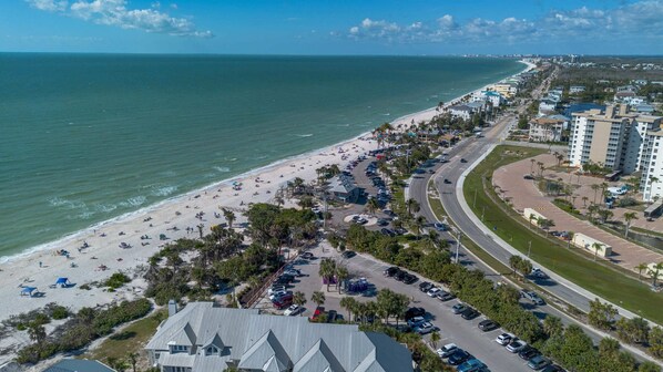 Enjoy a serene beachfront setting with access to the coast.
