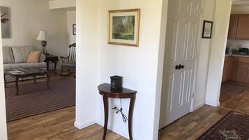 Smart TV, DVD player, books