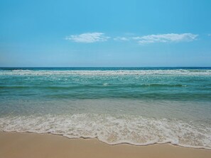 On the beach