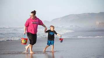 On the beach