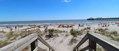 On the beach