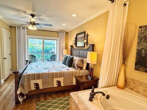 2 bedrooms, memory-foam beds, iron/ironing board, WiFi