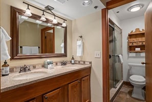 Bathtub, hair dryer, towels
