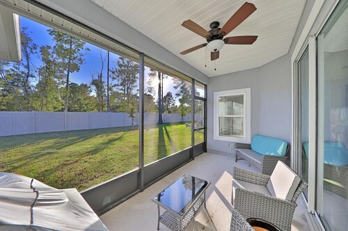 3 bedroom ranch near Jax airport this charming home is set up for play or work.