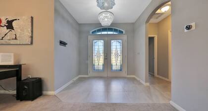 3 bedroom ranch near Jax airport this charming home is set up for play or work.