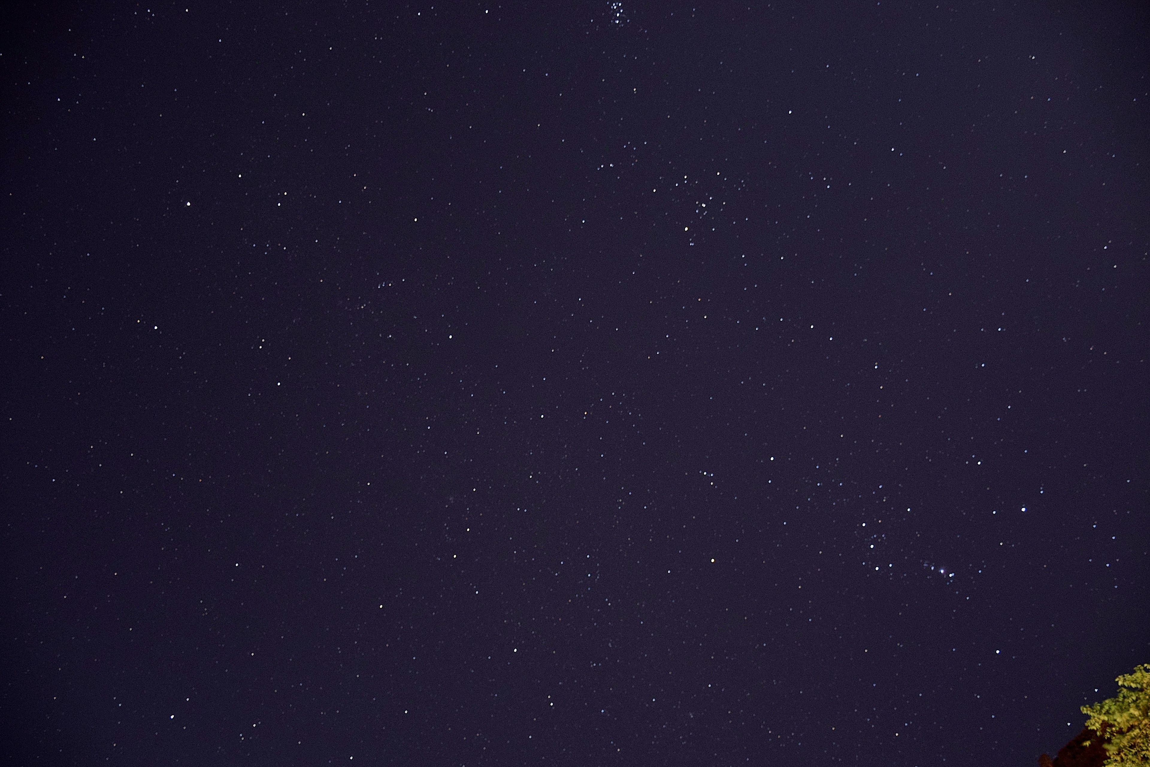 Un cielo nocturno lleno de estrellas.