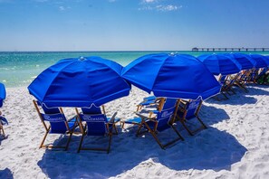 Am Strand, Liegestühle