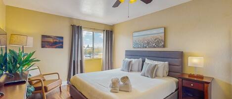 1 bedroom, iron/ironing board, Internet, bed sheets