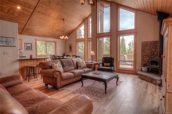 Smart TV, fireplace, DVD player, foosball - Quiet Mountain Retreat in Valley of the Sun (Alma)