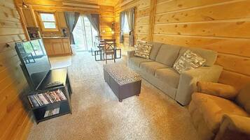 Een televisie en een dvd-speler