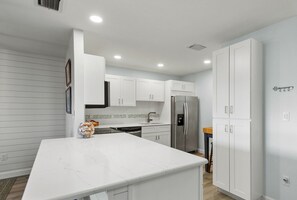 Private kitchen - Blind Pass Condos at Bowman's Beach F207 on beautiful Sanibel Island (Sanibel Island)