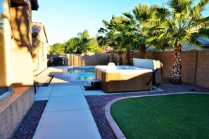 Terrace/patio - NEW LOWER RATES Heated Pool*SPACIOUS 3 FULL BATHS *8BEDS* HOT TUB* FIREPIT* (surprise)