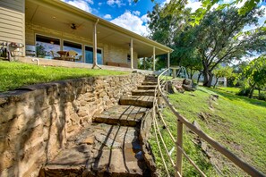 Property grounds - Renovated waterfront home with WiFi, lake views, dock & boat lift - dogs OK (Burnet)