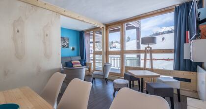 LES ARCS 1800 RESIDENCE -TURNAVELLIT ASEMAN KESKUKSESSA 8/10-HENKILÖILLE