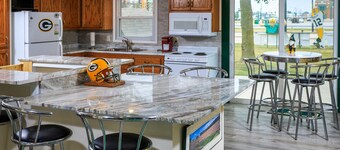 Game Day HQ w/ Fan Cave, Fire Pit + Stadium Views