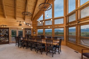 Dining - Teton Riverfront Retreat | Spacious, Peaceful, Perfect for Family Adventures (Victor)