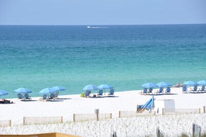 Tropical Oasis and private beach on the exclusive Holiday Isle in Destin, FL