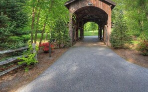 Property grounds - Creekside 1800's Log Cabin- Dog Lover Paradise! September Special! (Franklin)
