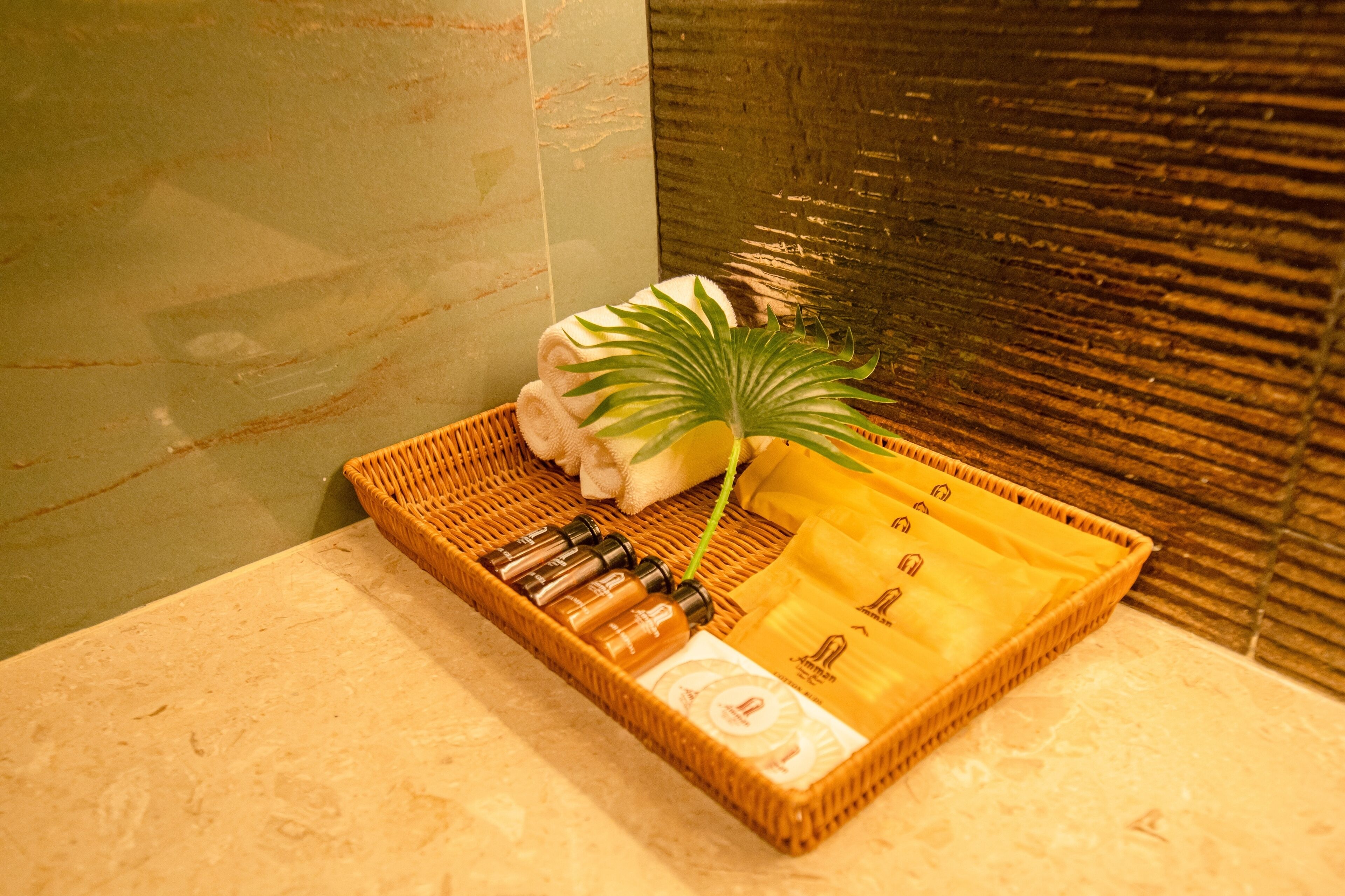 amman deluxe triple | bathroom | hair dryer, slippers, towels, soap