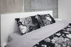 Apartment, 1 Schlafzimmer | 1 Schlafzimmer, hochwertige Bettwaren, Verdunkelungsvorhänge