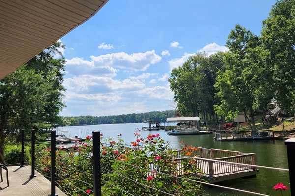 Our view and boat dock