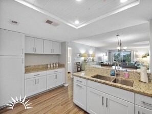 Fridge, microwave, oven, dishwasher - Island South 27- Updated, Spacious 2 bedroom condo with ocean view, pool and (St. Augustine)