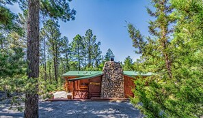 Exterior - Happy Bears Cabin: Be as happy as the bears at Happy Bears Cabin! Pet friendly. (Ruidoso)