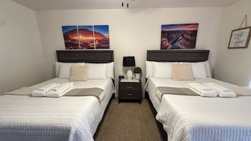 4 bedrooms, iron/ironing board, travel cot, free WiFi