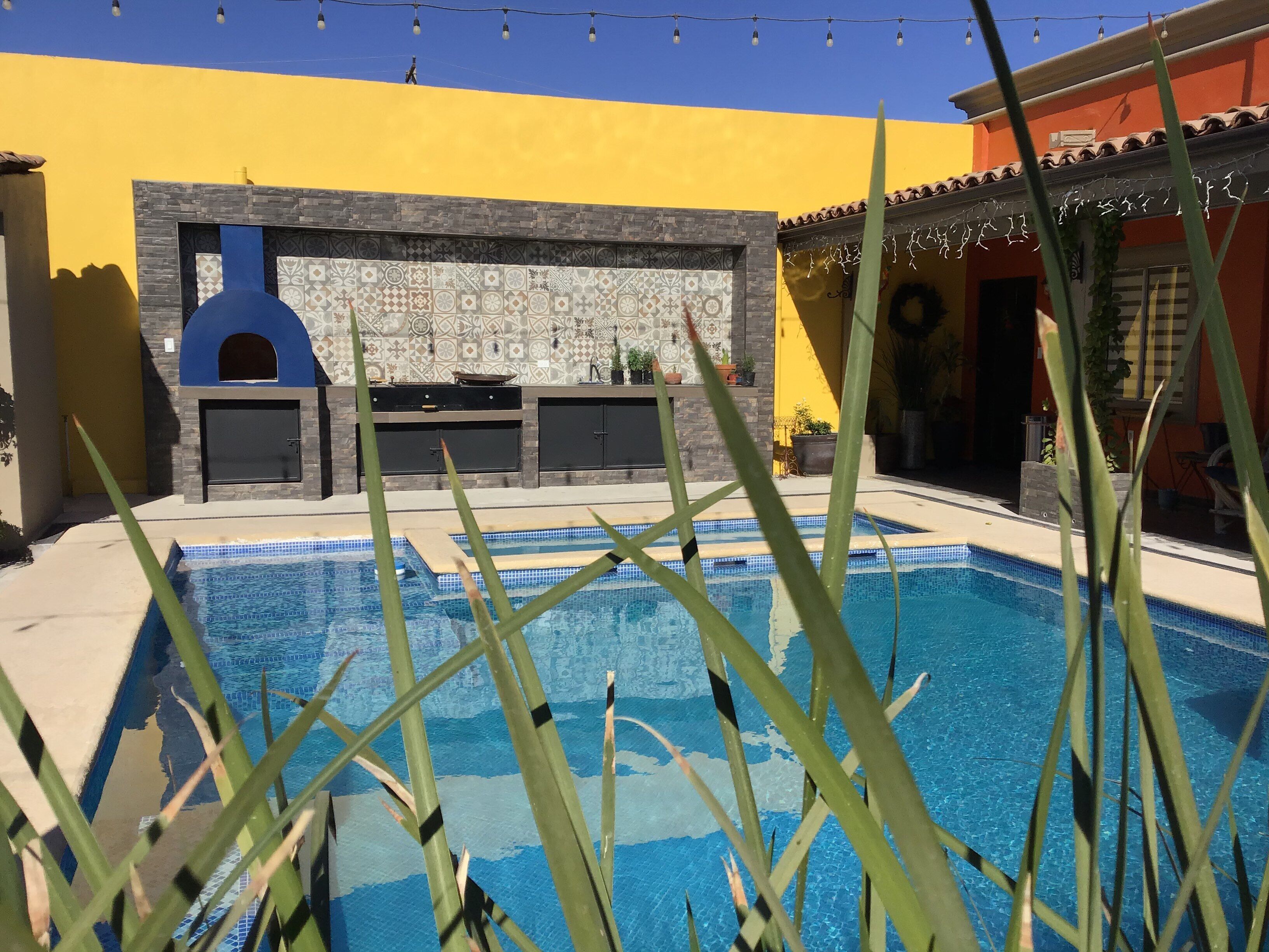 Alberca al aire libre 