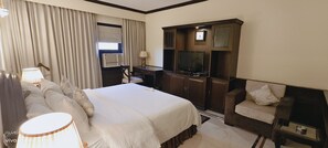 Quarto luxo | Roupas de cama premium, camas Select Comfort, frigobar