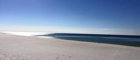 Aan het strand