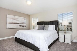 4 bedrooms, desk, iron/ironing board, WiFi