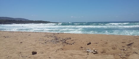 Beach nearby, beach towels