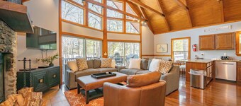 Rustic Luxury w/ Hot Tub, Dock & Views