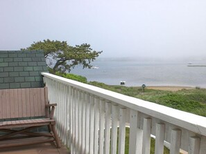 Property grounds - Ocean front with private beach in Falmouth, large lawn (Falmouth Heights)