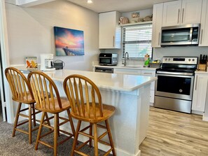 Private kitchen - Blind Pass Condos at Bowman's Beach E208 on beautiful Sanibel Island (Sanibel)